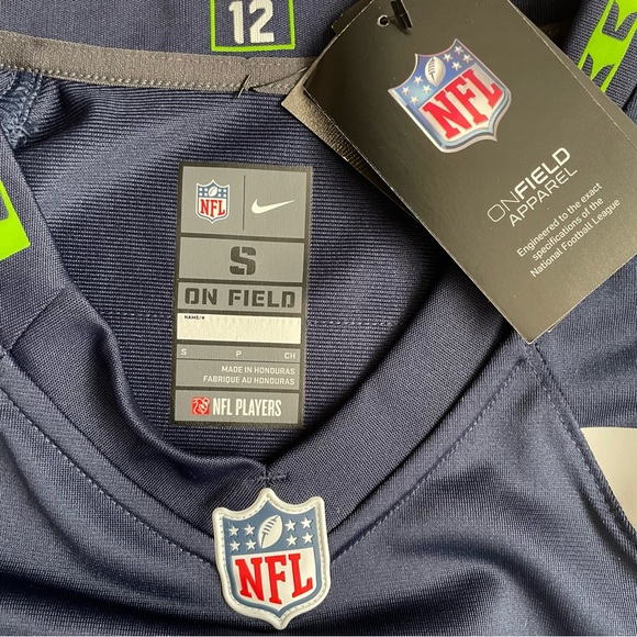 Nike On Field Seattle Seahawks Russell Wilson Jersey Size Small - Picture 4 of 8